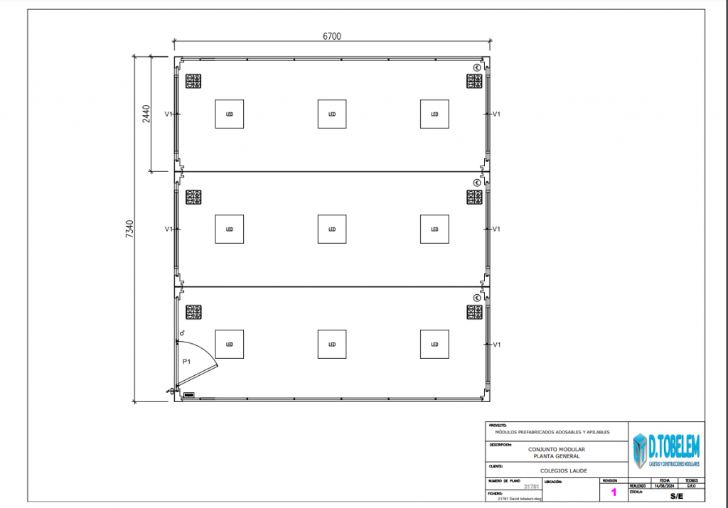 Planos guarderia modular